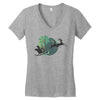 tropical santa Women's V-Neck T-Shirt