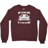 my other ride is a time machine Crewneck Sweatshirt