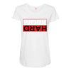 Work Hard Maternity Scoop Neck T-shirt
