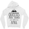 queens are born in april (2) Zipper Hoodie