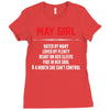 May Girl Hated By Many Ladies Fitted T-Shirt
