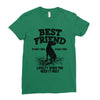 Best Friend Great Dane Ladies Fitted T-Shirt