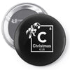 christmas periodic table of elements Pin-back button