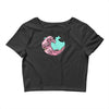 japanese pastel kawaii anime meme surf beach wave Crop Top