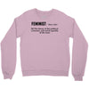 Feminist Noun Crewneck Sweatshirt