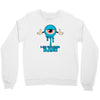 monster eye blue Crewneck Sweatshirt