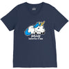 sad unicorn V-Neck Tee