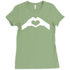 love hands Ladies Fitted T-Shirt