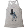 time traveling cyborg Racerback Tank