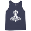 thors hammerretro viking norse fashion cool Tank Top