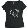 bear Women's Triblend Scoop T-shirt