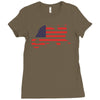 proud to be ameowican Ladies Fitted T-Shirt