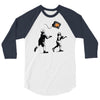 banksy kids play t.v. ball 3/4 Sleeve Shirt