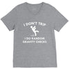 i don't trip V-Neck Tee