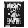 love whiskey and camping! iPad 3 and 4 Case