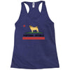 colifornia republic parody pugfornia republic Racerback Tank
