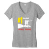 double trouble rocket ride Women's V-Neck T-Shirt