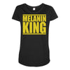 melanin king Maternity Scoop Neck T-shirt