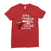 it's a christmas movies and hot chocolate kind of day Ladies Fitted T-Shirt