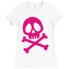 pink pirate Ladies Fitted T-Shirt