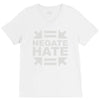 negate hate V-Neck Tee