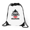 [granma name]proud grandma graduate 2018 Drawstring Bags