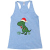 christmas dinosaur Racerback Tank