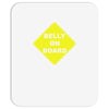 belly on board beer Mousepad