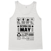 Born In May Tank Top