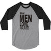 real men love walrus funny 3/4 Sleeve Shirt