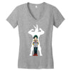 all might Women's V-Neck T-Shirt