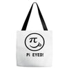 pi eyed Tote Bags