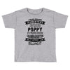 Super Cool Poppy Of A Freaking Awesome Granddaughter Toddler T-shirt