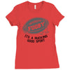 fugby it's a rucking good game Ladies Fitted T-Shirt