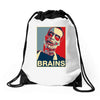 zombie poster, ideal birthday gift or present Drawstring Bags