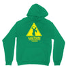 caution shapes being thrown printed Unisex Hoodie