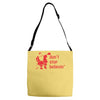 don't stop believin funny christmas Adjustable Strap Totes