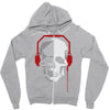 Sound Skull Zipper Hoodie