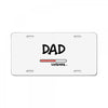 dad loading License Plate