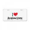 I Love Acupuncture License Plate