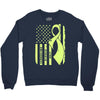lyme disease awareness Crewneck Sweatshirt