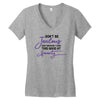 don't be jealous just because i look this good at seventy Women's V-Neck T-Shirt
