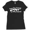 keep the change you ya filthy animal Ladies Fitted T-Shirt