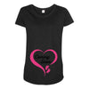 Coming Soon Baby Girl Maternity Scoop Neck T-shirt