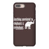 anything unrelated to elephants is irrelephant iPhone 8 Plus