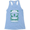 Never Underestimate The Strength Of A Liver Cancer Warrior Racerback Tank