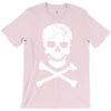 skull and crossbones pirate neon T-Shirt