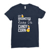 candy corn Ladies Fitted T-Shirt