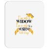 i'm not a widow i'm a wife to a husband with wings Mousepad
