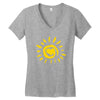 sun Women's V-Neck T-Shirt